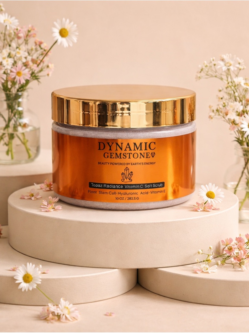 Dynamic Gemstone Topaz Radiance Salt Scrub